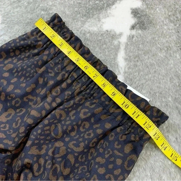 NWT Ann Taylor Animal Print Paperbag Pants - Picture 11 of 12